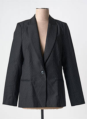 Blazer manches longues noir LA PETITE FRANCAISE femme
