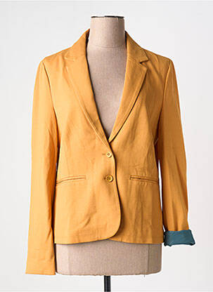 Blazer poches jaune ZILCH femme