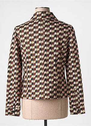 Veste casual coupe droite marron ZILCH femme