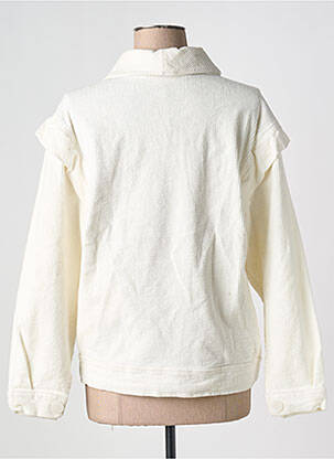 Veste casual coupe droite blanc JOHANNA PARIS femme