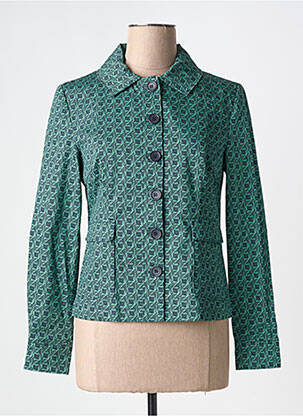 Veste casual coupe droite vert ZILCH femme