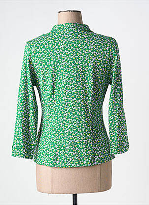 Veste casual col tailleur vert ZILCH femme