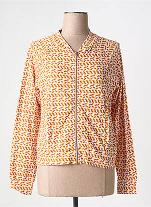 Veste casual coupe droite jaune ZILCH femme