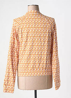 Veste casual coupe droite jaune ZILCH femme