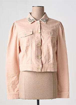 Veste casual coupe droite rose KOCCA femme