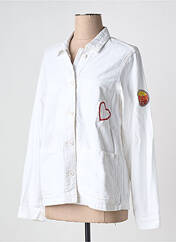 Veste casual blanc FIVE pour femme seconde vue