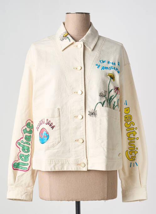 Veste casual beige SCOTCH & SODA pour femme