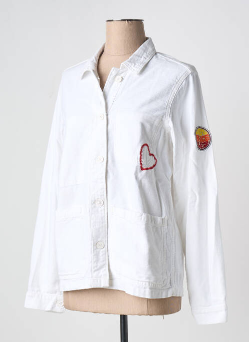 Veste casual blanc FIVE pour femme