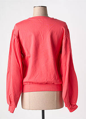 Sweat-shirt manches longues manches longues rouge IDANO femme