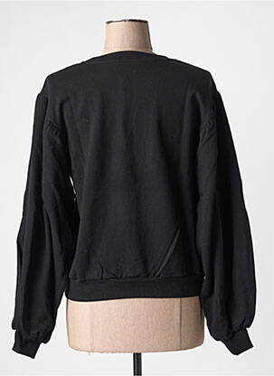 Sweat-shirt manches longues manches longues noir IDANO femme