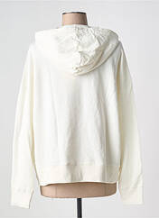Sweat-shirt à capuche beige FIVE pour femme seconde vue