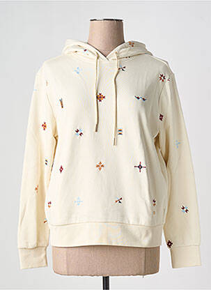 Sweat-shirt à capuche beige SCOTCH & SODA pour femme