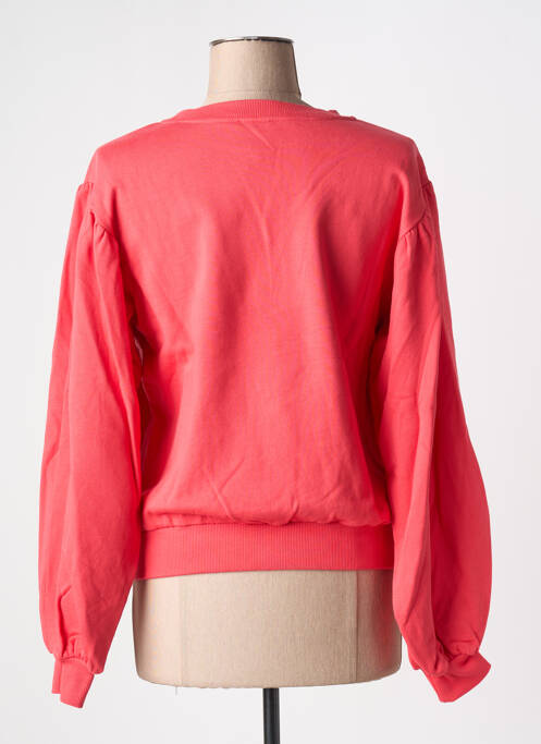 Sweat-shirt manches longues manches longues rouge IDANO femme