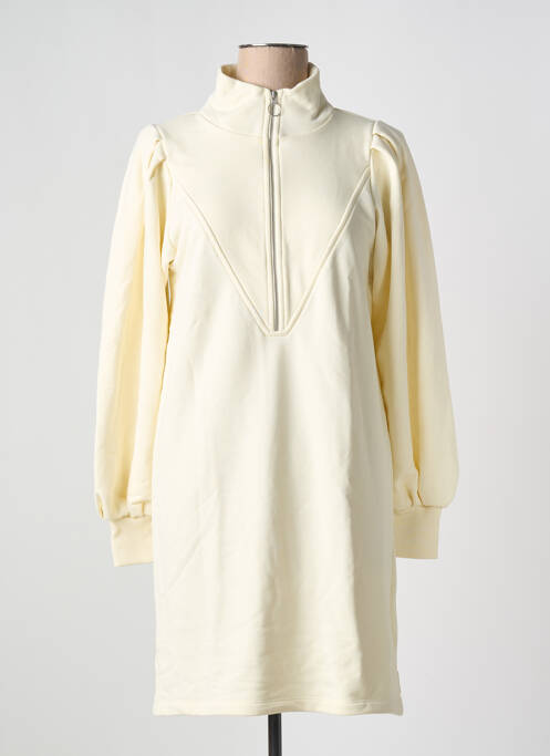 Robe mi-longue beige SCOTCH & SODA pour femme