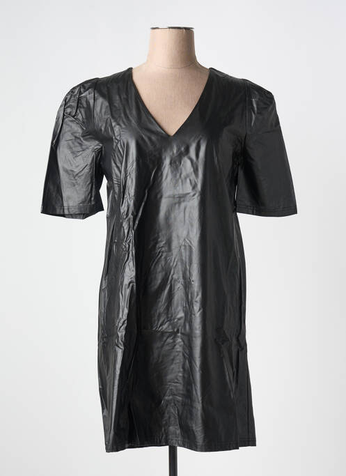 Robe mi-longue noir ANGE pour femme