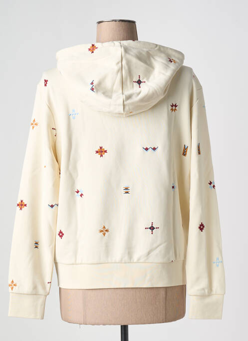 Sweat-shirt à capuche beige SCOTCH & SODA pour femme