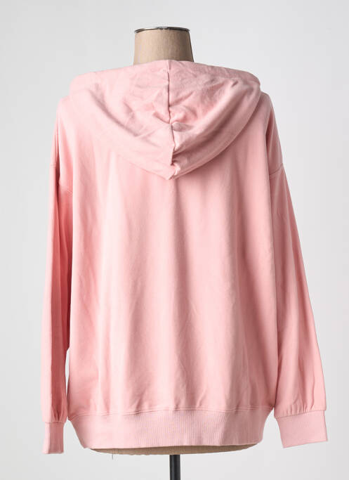Sweat-shirt à capuche rose ME369 pour femme
