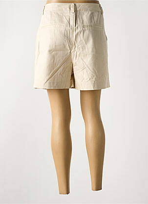 Short fermeture zippée sous rabat avec crochet beige SCOTCH & SODA femme