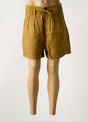Bermuda coupe droite beige SCOTCH & SODA femme