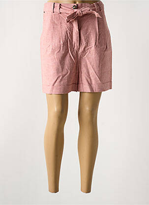 Bermuda coupe droite rose CLOUD9 femme