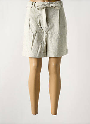 Bermuda coupe droite beige CLOUD9 femme