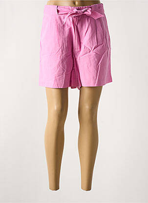 Short fermeture zippée sous rabat avec crochet rose SCOTCH & SODA femme