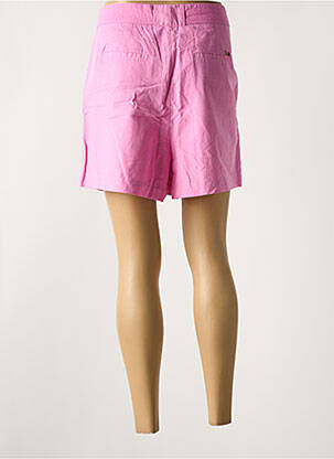 Short fermeture zippée sous rabat avec crochet rose SCOTCH & SODA femme