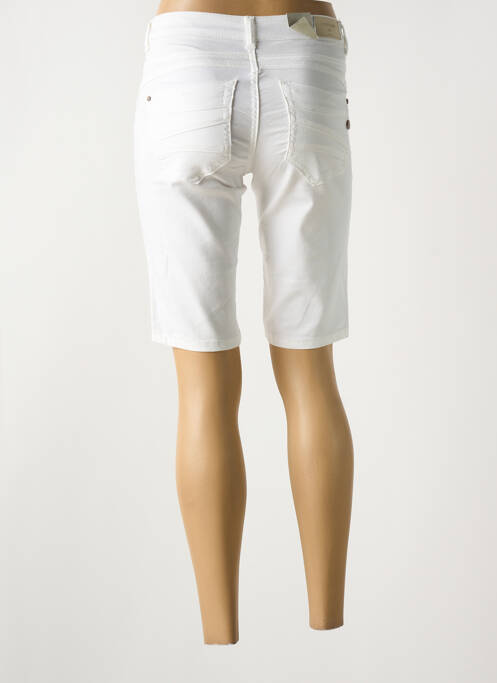 Short fermeture zippée sous rabat boutonné taille normale blanc CREAM femme