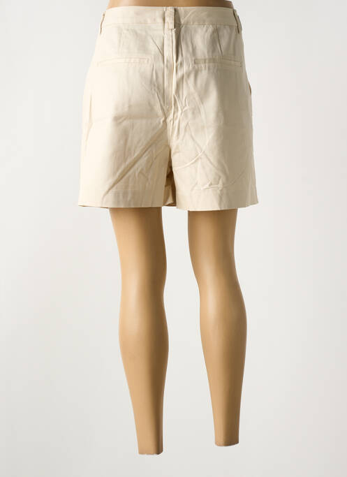 Short fermeture zippée sous rabat avec crochet beige SCOTCH & SODA femme