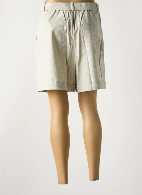 Bermuda coupe droite beige CLOUD9 femme