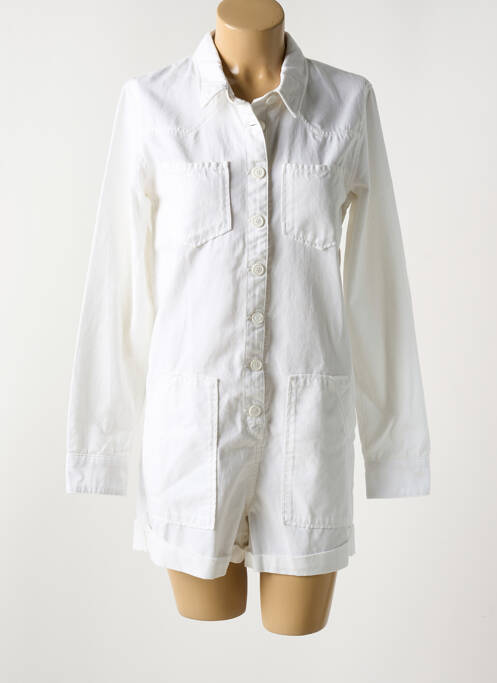 Combishort blanc HAPPY pour femme