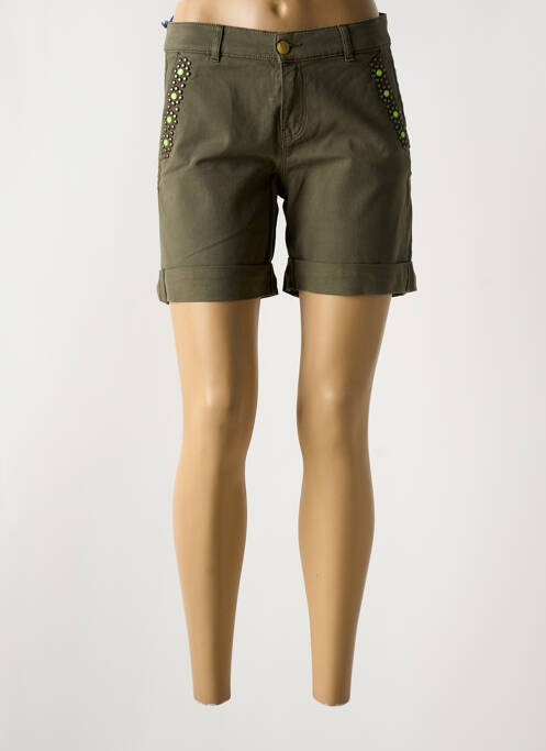Short vert HAPPY pour femme