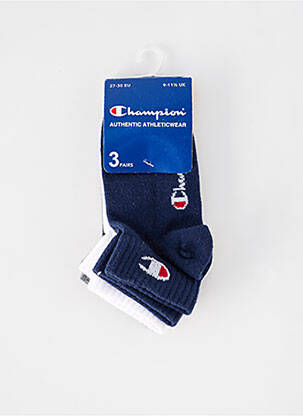 Chaussettes stretch bleu CHAMPION enfant