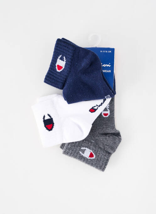 Chaussettes bleu CHAMPION enfant