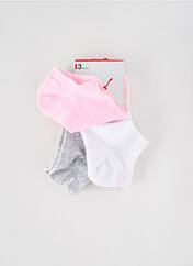 Chaussettes rose PUMA pour fille seconde vue