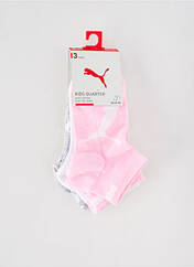 Chaussettes rose PUMA pour fille seconde vue