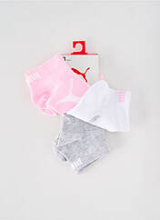 Chaussettes rose PUMA pour fille seconde vue