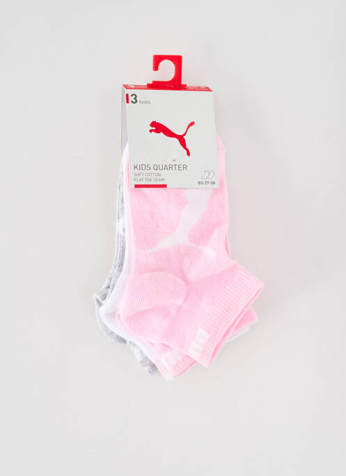 Chaussettes rose PUMA pour fille