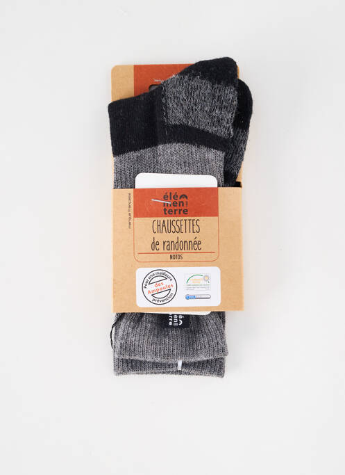 Chaussettes gris ELEMENTERRE pour enfant