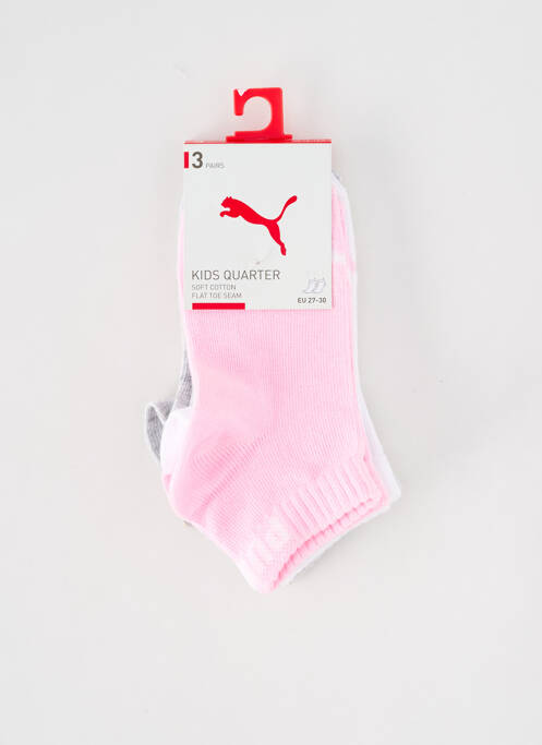 Chaussettes rose PUMA pour fille