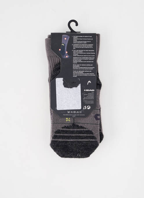 Chaussettes gris HEAD unisexe