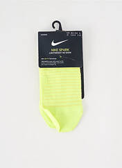Chaussettes jaune NIKE pour unisexe seconde vue