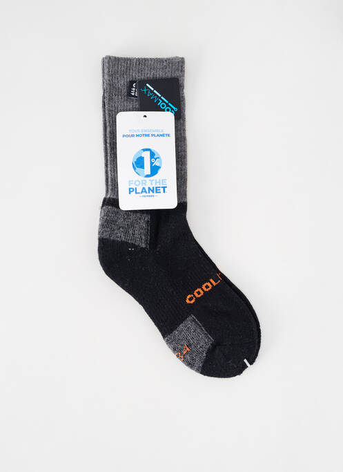 Chaussettes stretch noir RYWAN unisexe