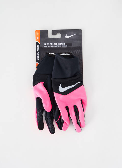 Gants rose NIKE pour femme