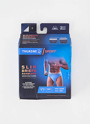 Slip bleu THUASNE SPORT pour homme