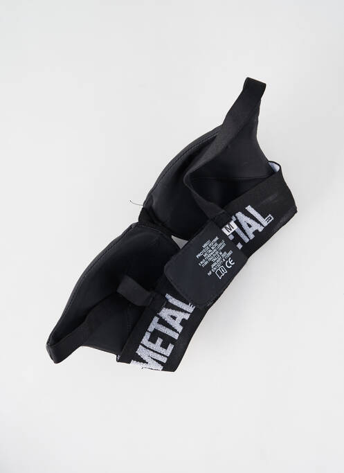 Soutien-gorge noir METAL BOXE femme