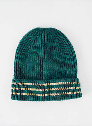 Bonnet stretch vert PIECES femme