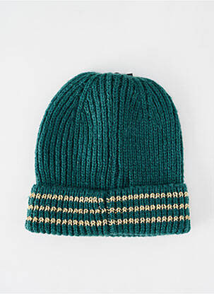 Bonnet stretch vert PIECES femme
