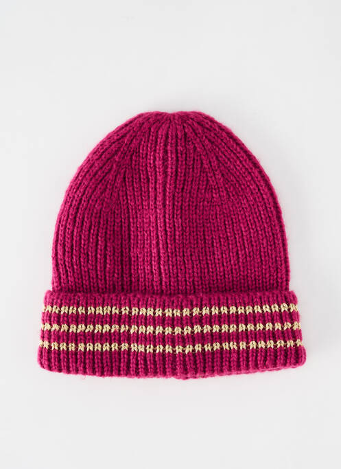 Bonnet stretch violet PIECES femme