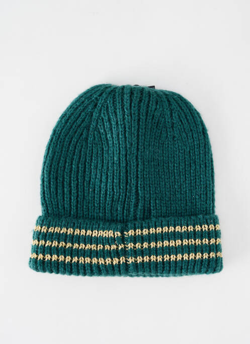 Bonnet stretch vert PIECES femme